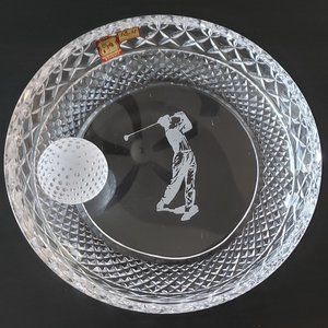 Golf Crystal Plate